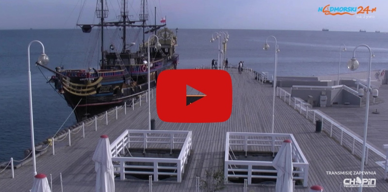 Widok na Marinę Sopot z kamery